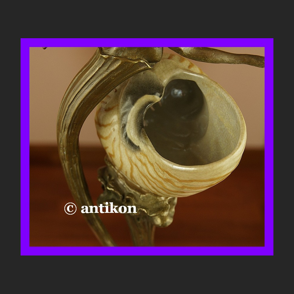 Jedyna taka kobieta z nautilusem secesyjna rzeźba Jedyna taka kobieta z nautilusem secesyjna rzeźba