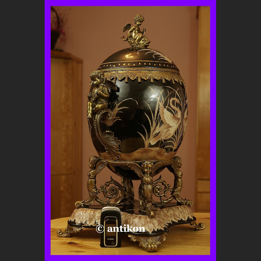 Jajo porcelanowe ogromna pałacowa porcelana 