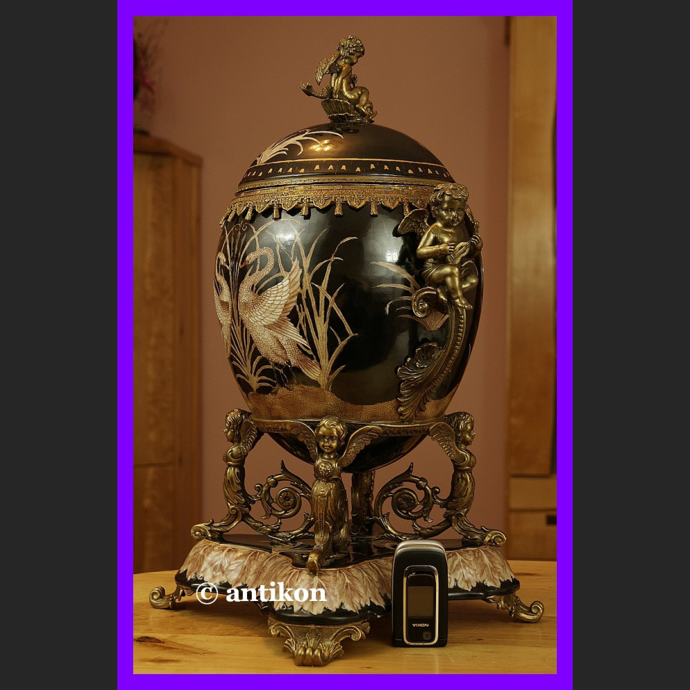 Jajo porcelanowe ogromna pałacowa porcelana 