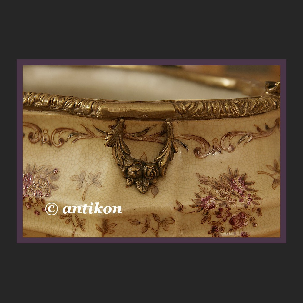 KRÓLEWSKA DUŻA PIĘKNA WAZA Z RÓŻAMI SECESJA KRÓLEWSKA DUŻA PIĘKNA WAZA Z RÓŻAMI SECESJA