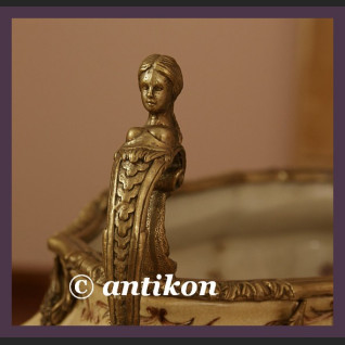 KRÓLEWSKA DUŻA PIĘKNA WAZA Z RÓŻAMI SECESJA KRÓLEWSKA DUŻA PIĘKNA WAZA Z RÓŻAMI SECESJA