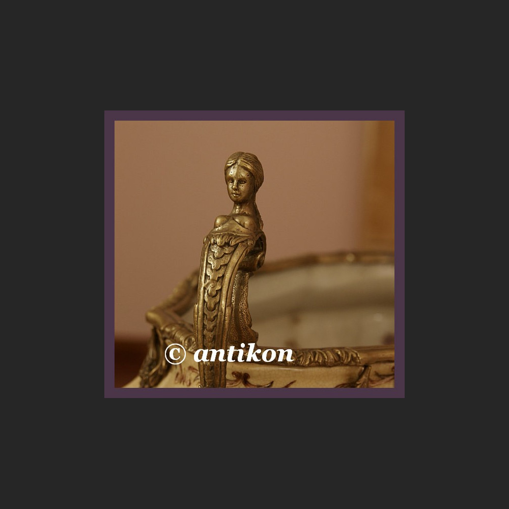 KRÓLEWSKA DUŻA PIĘKNA WAZA Z RÓŻAMI SECESJA KRÓLEWSKA DUŻA PIĘKNA WAZA Z RÓŻAMI SECESJA