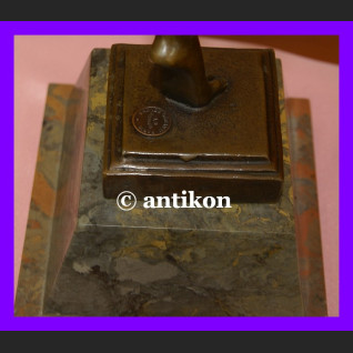 Prześliczna tancerka duża rzeźba Art Deco brąz