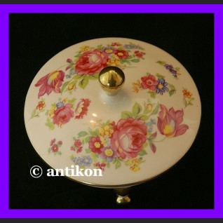 Francuska szkatułka na biżuterię porcelanowe cacko