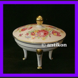 Francuska szkatułka na biżuterię porcelanowe cacko