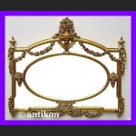 Stylowe lustro pałacowe ogromne francuskie  złocona rama
