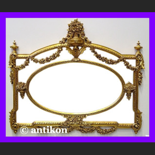 Stylowe lustro pałacowe francuskie  ogromne złocona rama  Stylowe lustro pałacowe francuskie  ogromne złocona rama