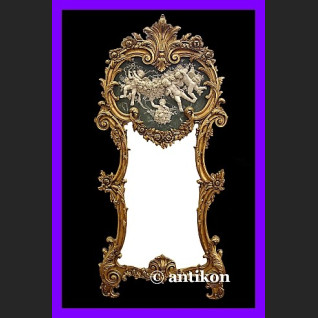 Stylowe lustro wysokie duże ze wspaniałym reliefem pałacowa złocona rama Stylowe lustro wysokie duże ze wspaniałym reliefem pałacowa złocona rama