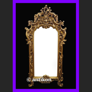 Stylowe ogromne prestiżowe lustro Francja cudna złota rama Stylowe ogromne prestiżowe lustro Francja cudna złota rama