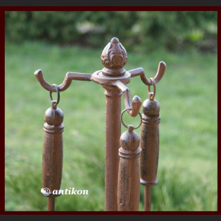 Rrustykalny zestaw kominkowy dla konesera duży