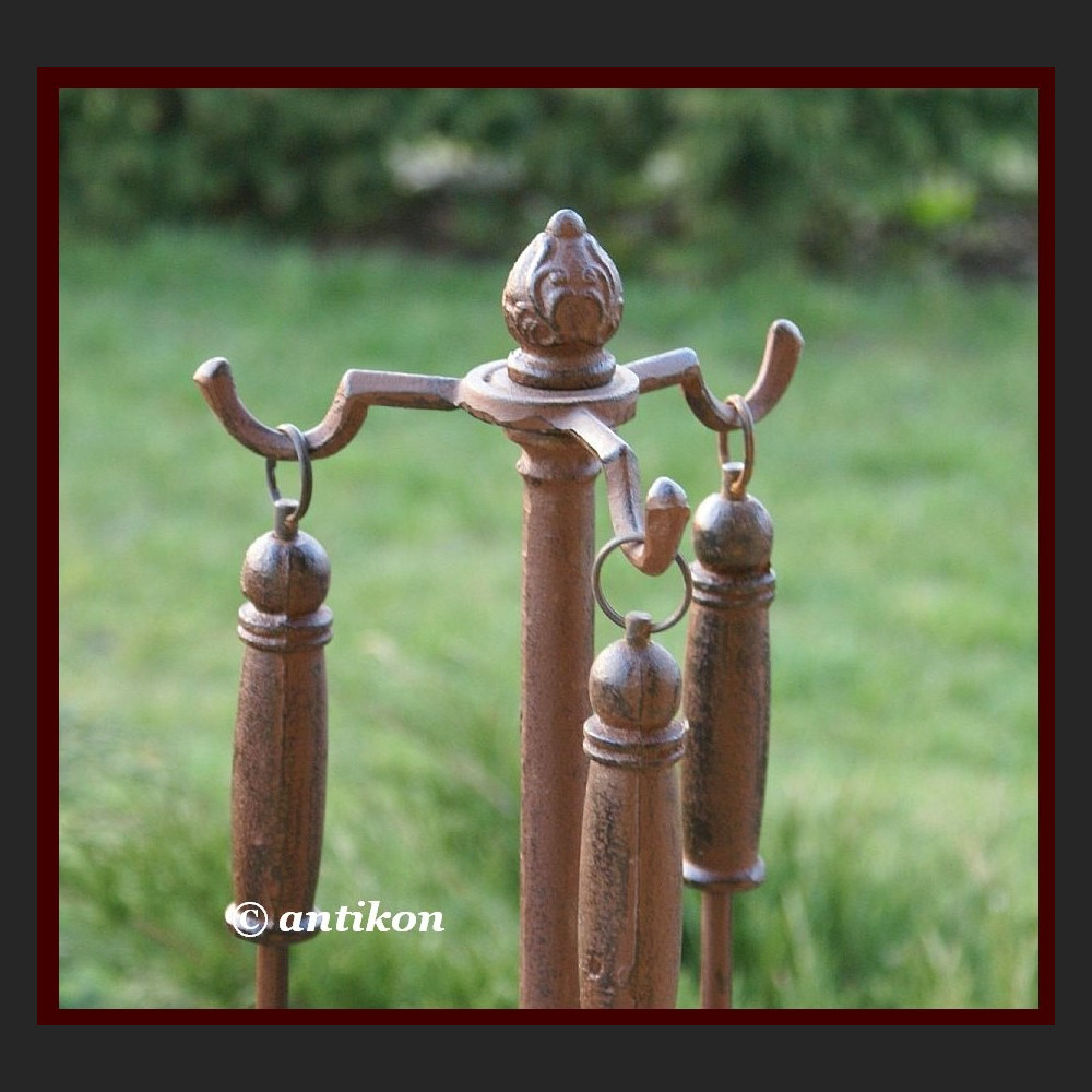 Rrustykalny zestaw kominkowy dla konesera duży