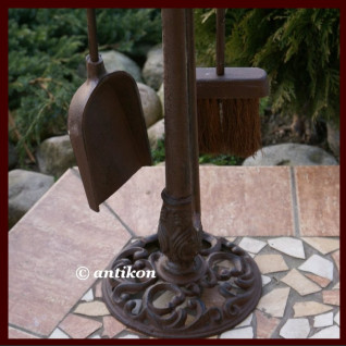 Rrustykalny zestaw kominkowy dla konesera duży