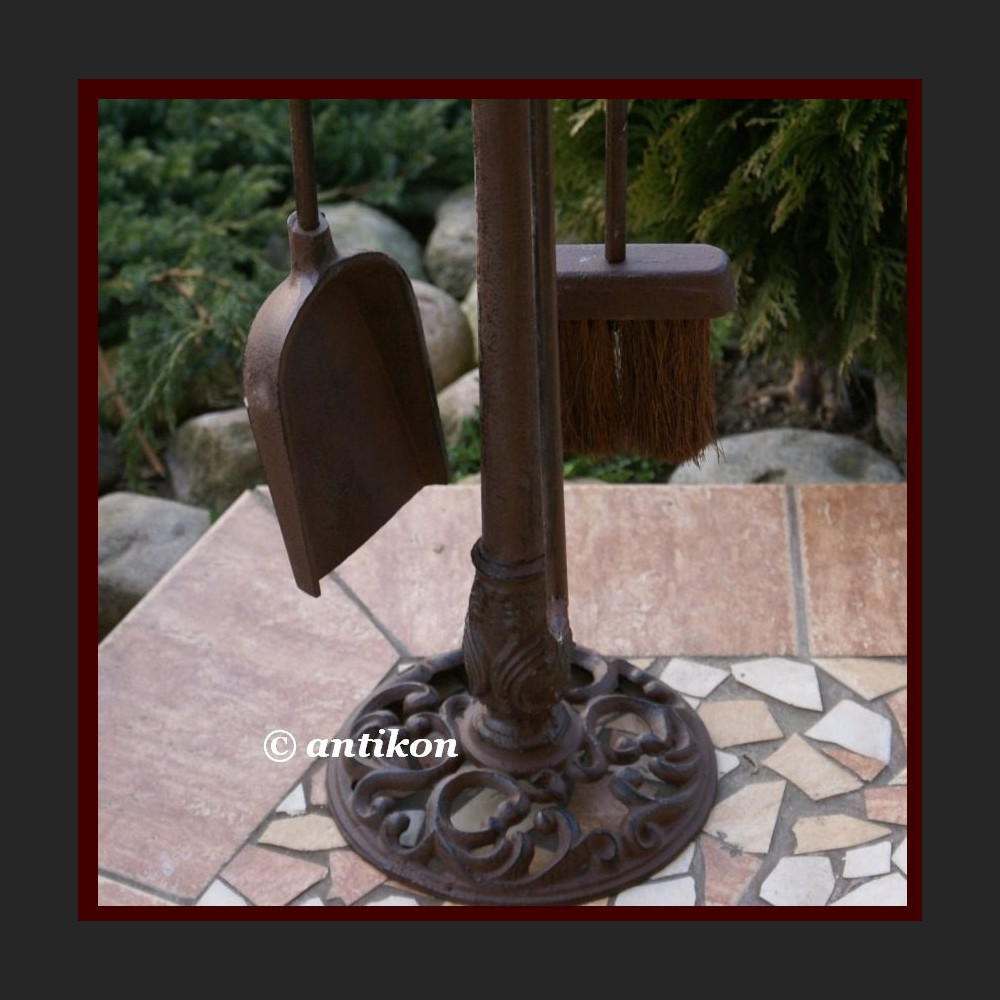 Rrustykalny zestaw kominkowy dla konesera duży