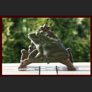 NIESPOTYKANY ŻELIWNY WIESZAK NA WĄŻ ŻABA