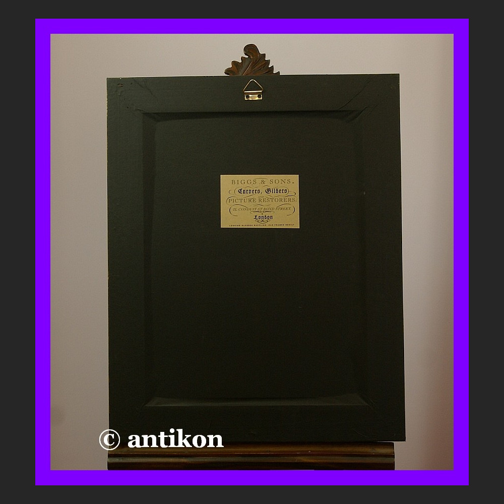 Sanna wspaniały duży obraz złocona rama Sanna wspaniały duży obraz złocona rama