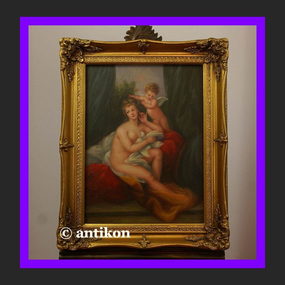 Obraz olejny Wenus i Amorek śliczny do sypialni 