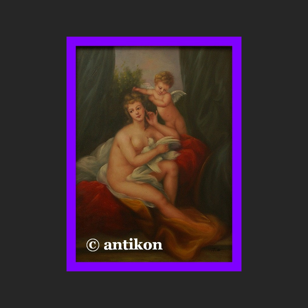 Obraz Wenus i Amorek do sypialni 