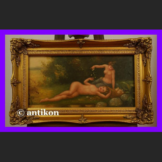 Obraz olejny do salonu Eteryczne nimfy w złoconej ramie Obraz olejny do salonu Eteryczne nimfy w złoconej ramie