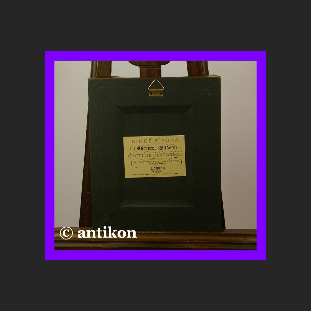 Obraz olejny w bogatej ramie Alicja w ogrodzie Obraz olejny w bogatej ramie Alicja w ogrodzie