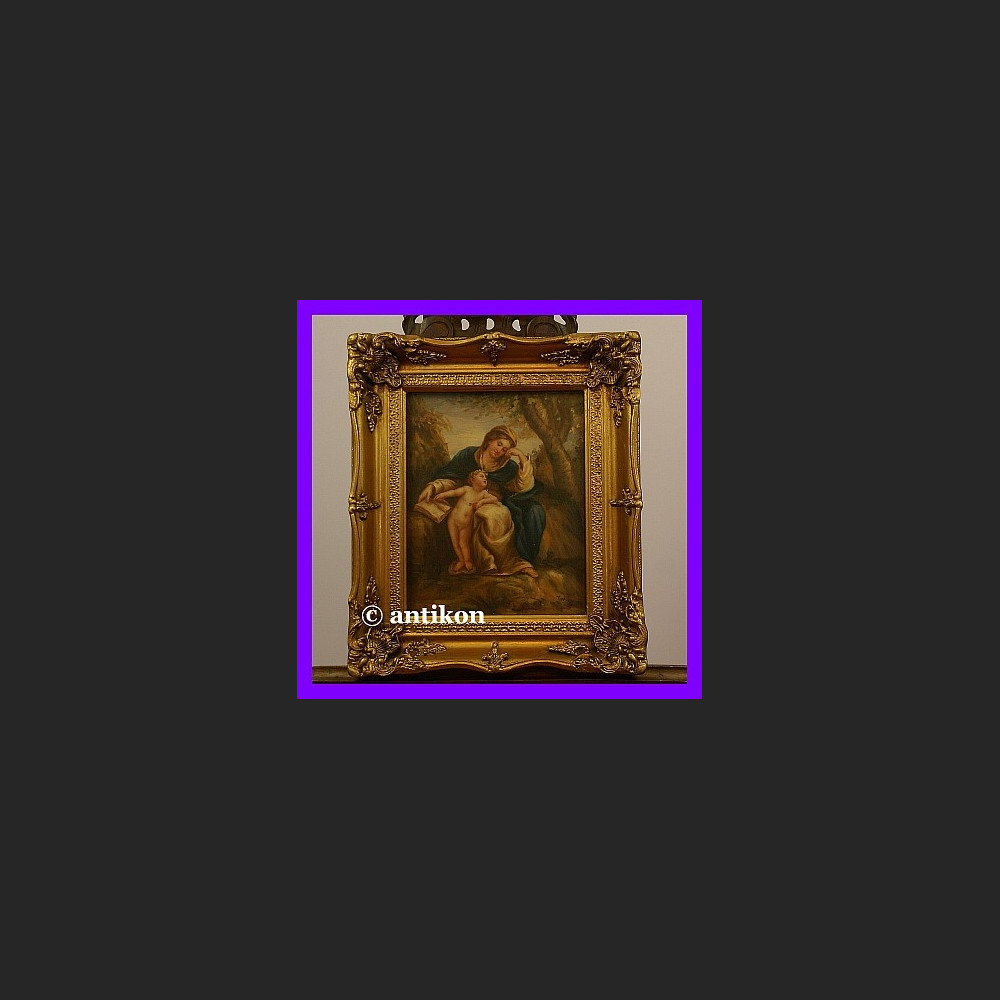 Madonna z książką świetny obraz w złoconej ramie Madonna z książką świetny obraz w złoconej ramie