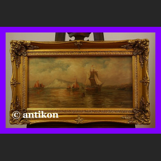 Góra lodowa świetny obraz złocona rama