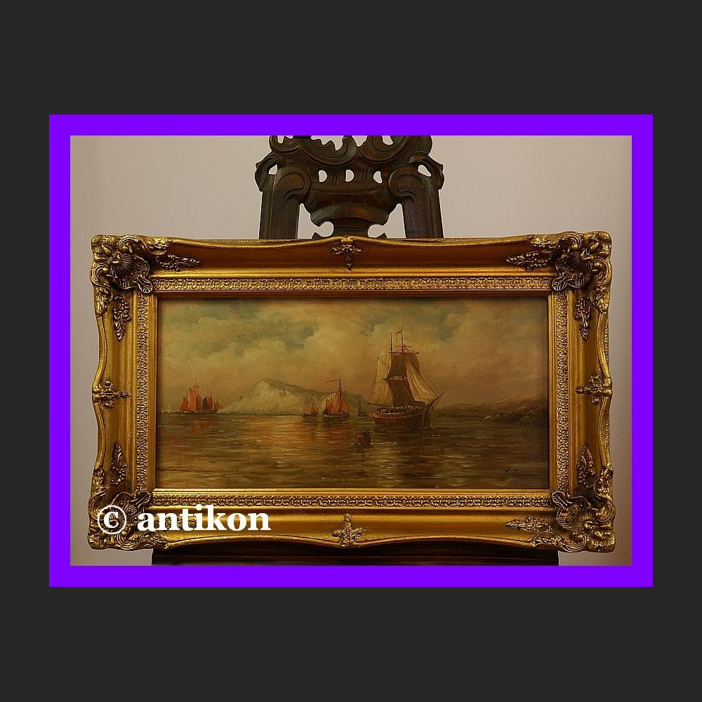 Góra lodowa świetny obraz złocona rama Góra lodowa świetny obraz złocona rama