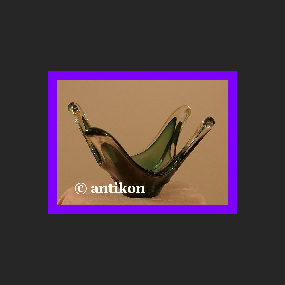 Szkło Murano piękna duża patera  Szkło Murano piękna duża patera