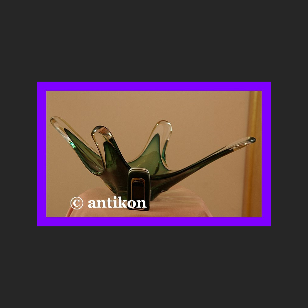 Szkło Murano piękna duża patera  Szkło Murano piękna duża patera