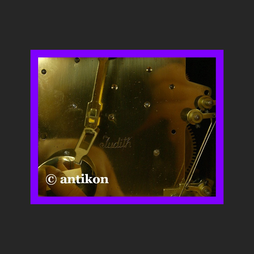 Zegar bufetowy piękny drewniany 