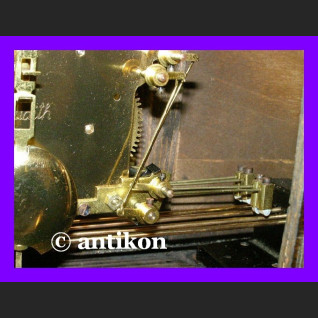 Zegar bufetowy piękny drewniany 