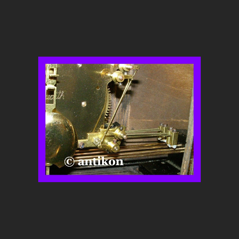 Zegar bufetowy piękny drewniany 