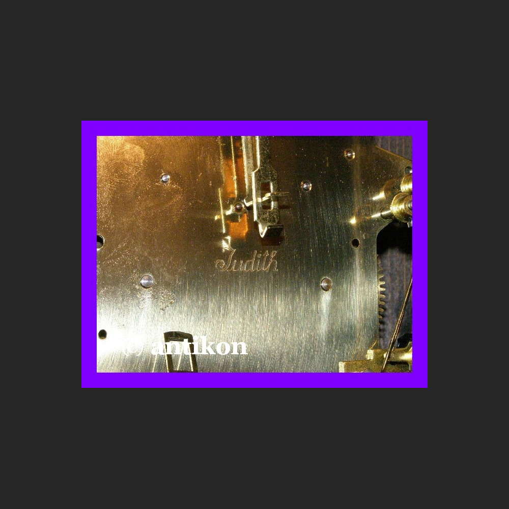 Zegar bufetowy piękny drewniany 