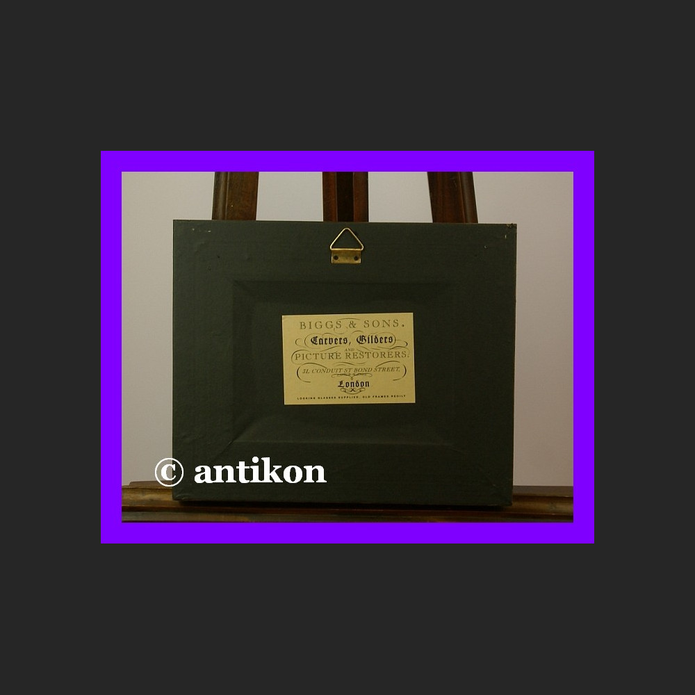 Wiosna w sadzie klasyczny obraz olej złocona rama