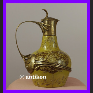 PIĘKNY DUŻY DZBAN DO WINA LUB WODY SECESJA