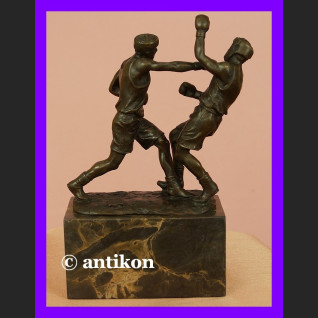 Pięściarze boks rzeźba brąz walczący bokserzy  Pięściarze boks rzeźba brąz walczący bokserzy