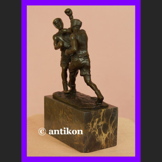 Pięściarze boks rzeźba brąz walczący bokserzy  Pięściarze boks rzeźba brąz walczący bokserzy