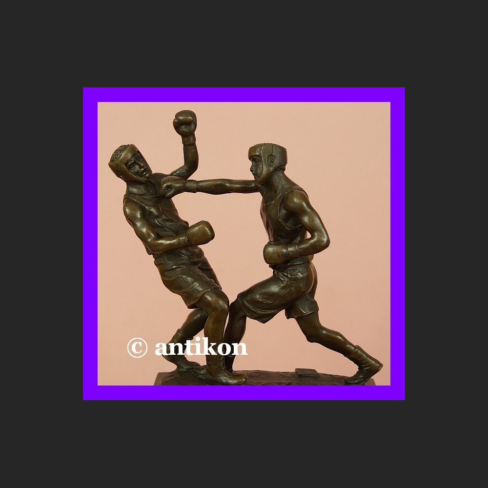Pięściarze boks rzeźba brąz walczący bokserzy  Pięściarze boks rzeźba brąz walczący bokserzy