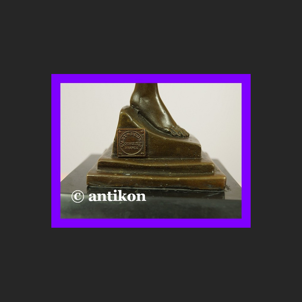 Piękna kobieta akt z brązu rzeźba Art Deco Piękna kobieta akt z brązu rzeźba Art Deco