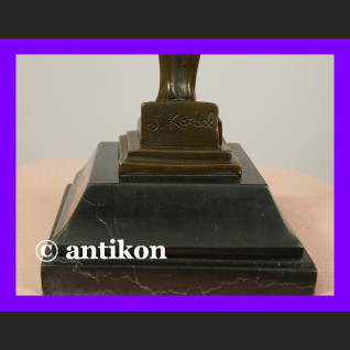 Piękna kobieta akt z brązu rzeźba Art Deco Piękna kobieta akt z brązu rzeźba Art Deco