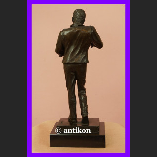 Figura z brązu Louis Armstrong klarnecista 