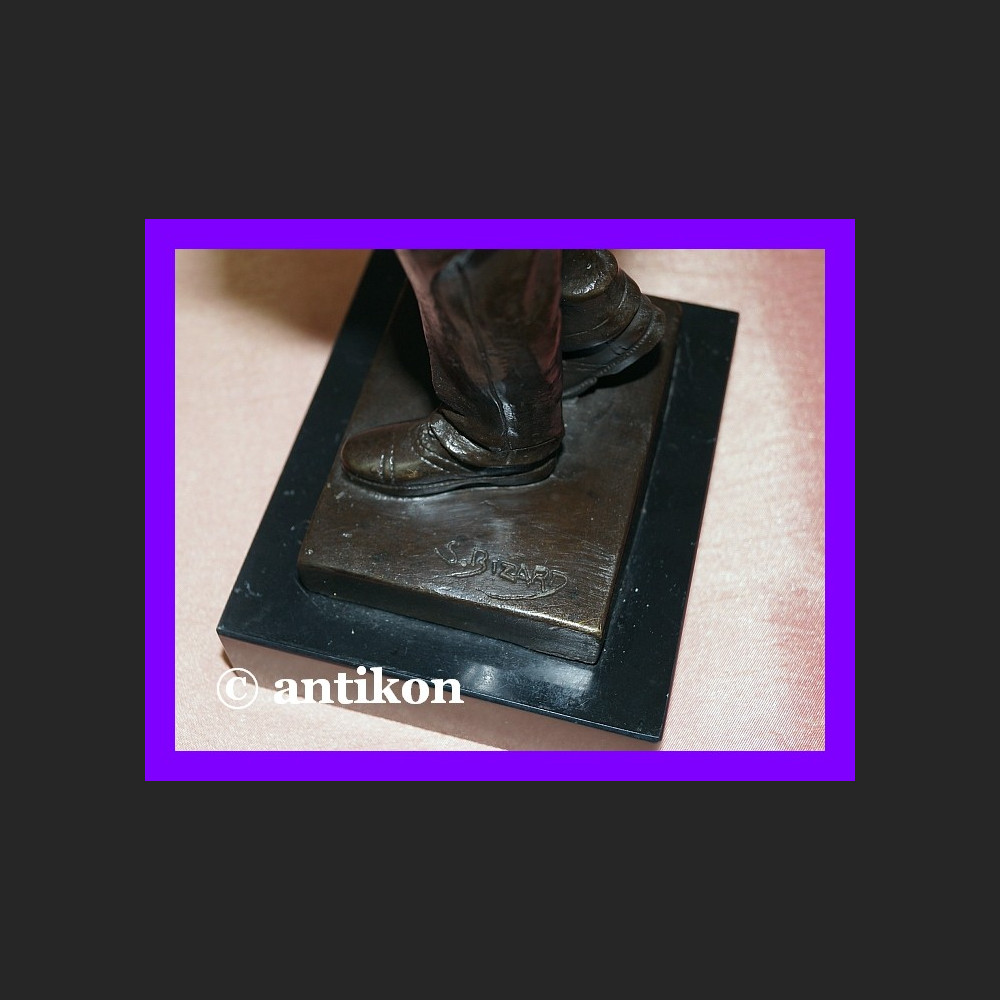 Figura z brązu Louis Armstrong klarnecista 