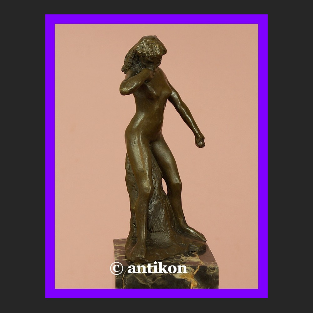 Rzeźba Rodin kobieta nimfa brąz 