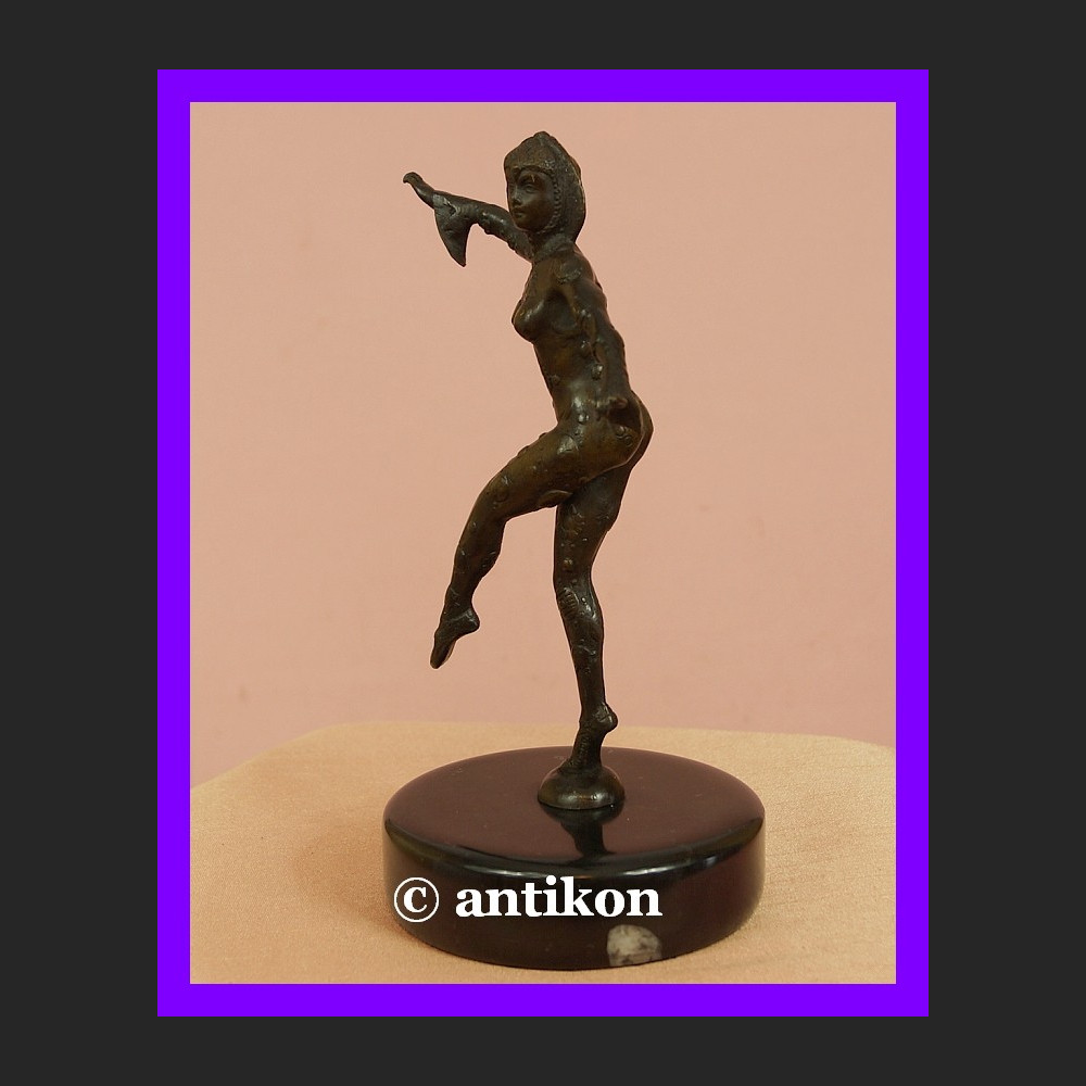 Śliczna tancerka z brązu rzeźba Art Deco