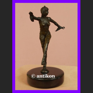 Śliczna tancerka z brązu rzeźba Art Deco