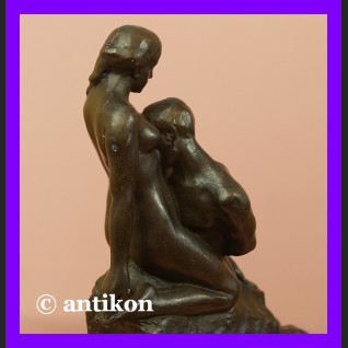 Rodin Kochankowie piękny brąz francuska rzeźba Rodin Kochankowie piękny brąz francuska rzeźba