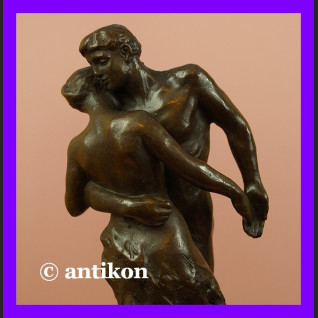 Claudel Kochankowie rzeźba Walc cudny brąz Francja