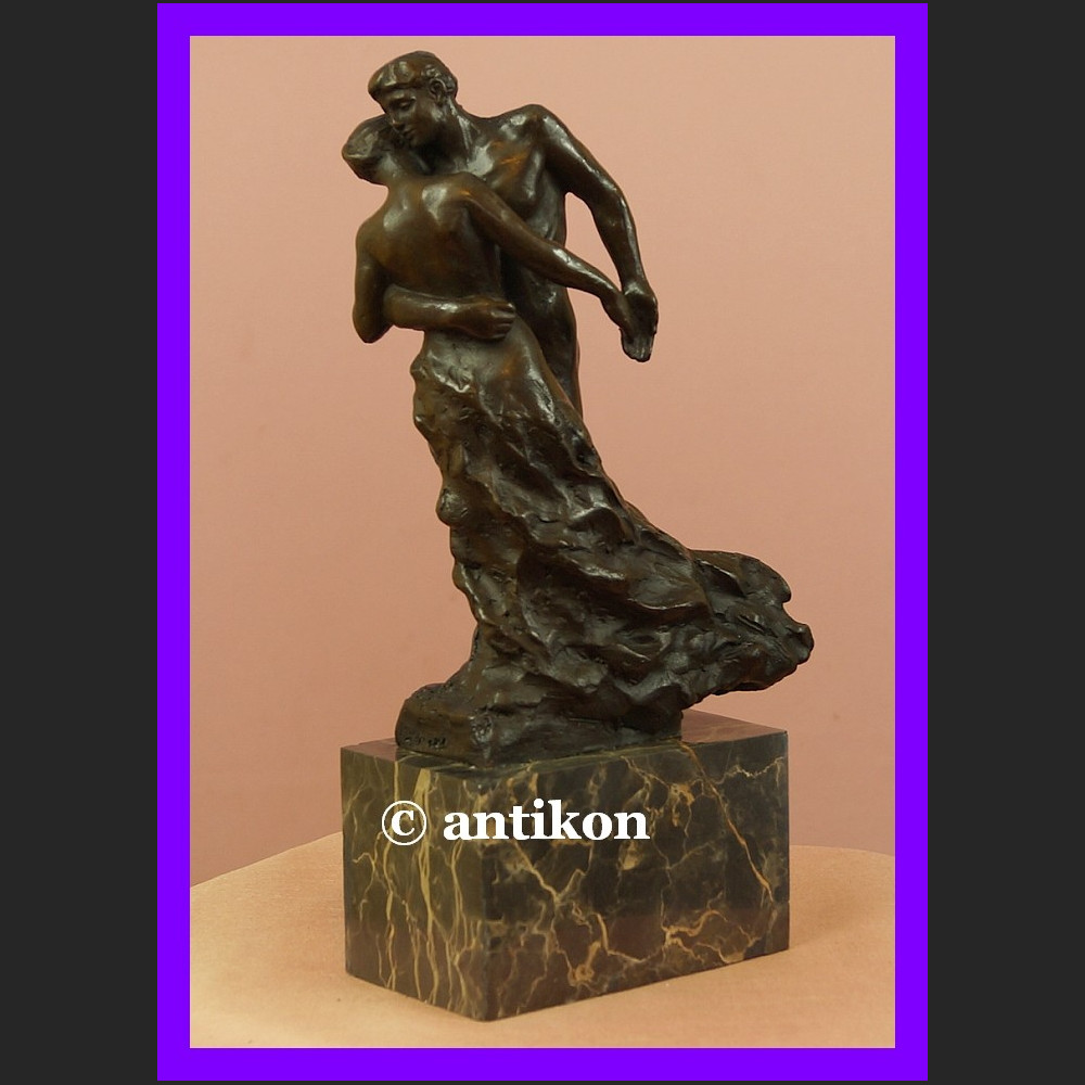 Claudel Kochankowie rzeźba Walc cudny brąz Francja