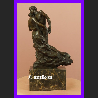 Claudel Kochankowie rzeźba Walc cudny brąz Francja