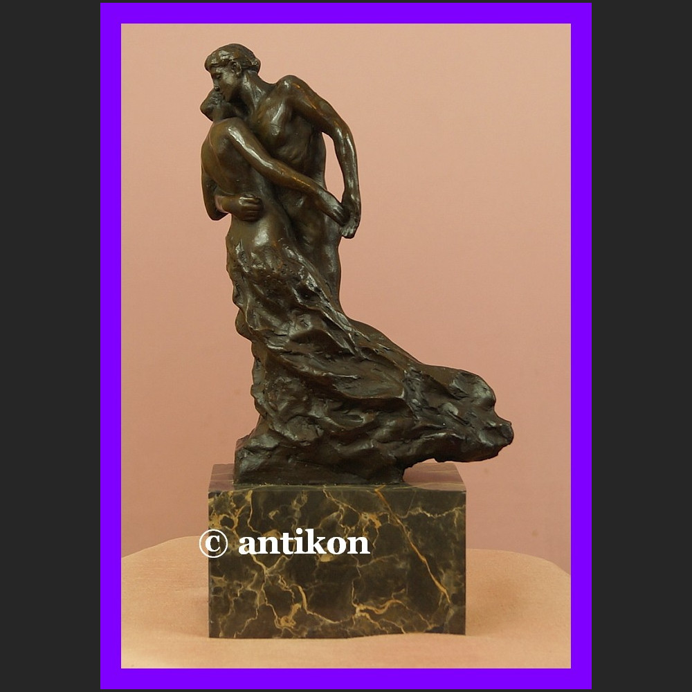 Claudel Kochankowie rzeźba Walc cudny brąz Francja