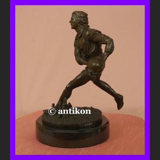 Rugbysta wspaniała rzeźba brąz rugby Rugbysta wspaniała rzeźba brąz rugby